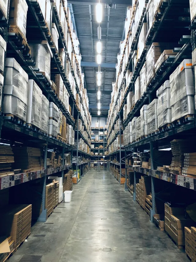 Commercial warehouse and logistics environment